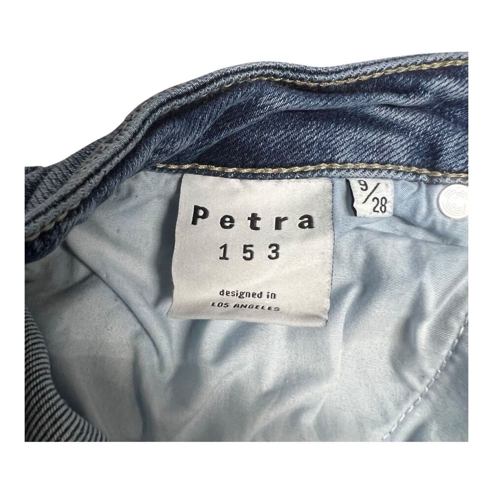 Petra 153 Vintage Flare High Rise Jeans sz 9/28 Frayed Hem - Picture 8 of 9